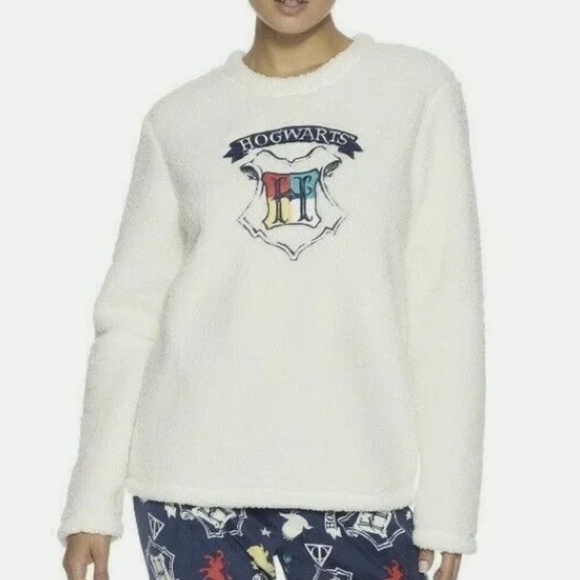 Harry Potter Hogwarts‎ Sherpa Pullover Large - Picture 1 of 5